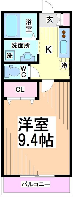 エスペランス幡ヶ谷 間取り