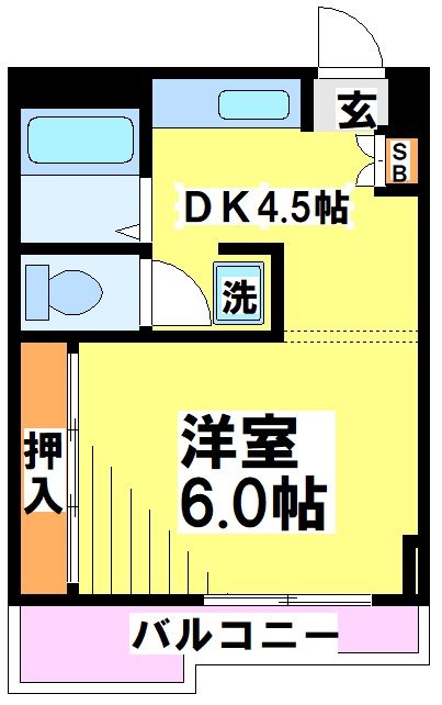 関口ハイツ 間取り