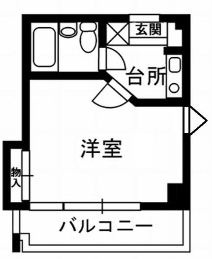 アネックス国領 601号室 間取り