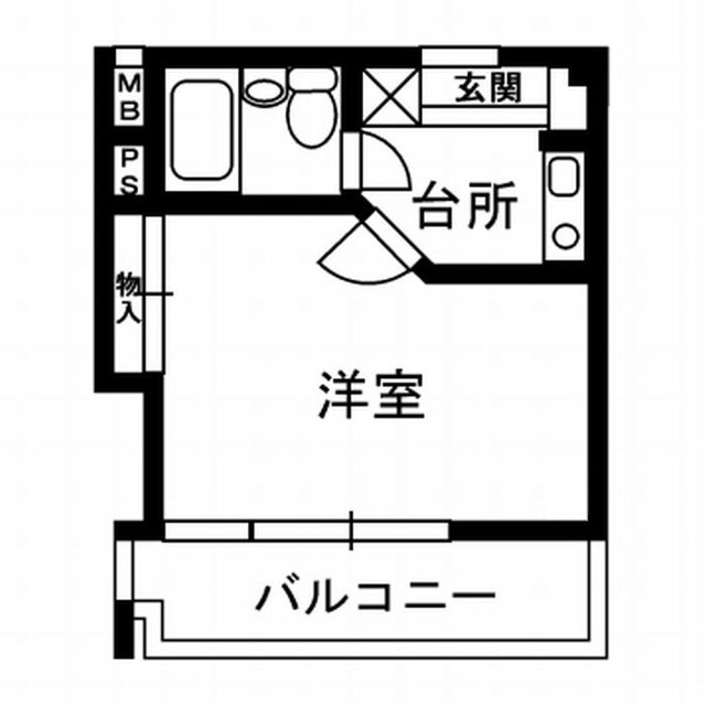 アネックス国領 218号室 間取り