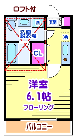 NSGATEつつじヶ丘 102号室 間取り