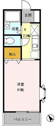 トゥインクルコート大町　5番館 間取り