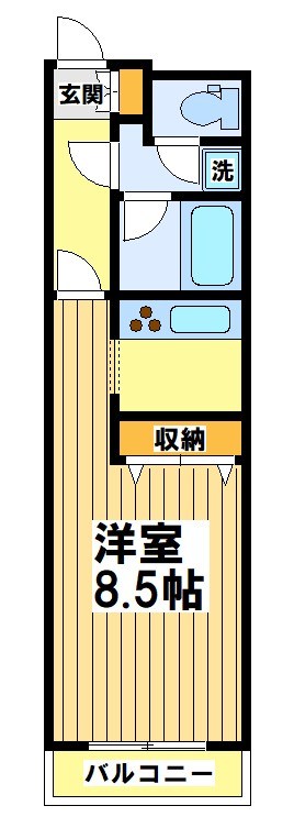 アーバンコート南烏山 310号室 間取り
