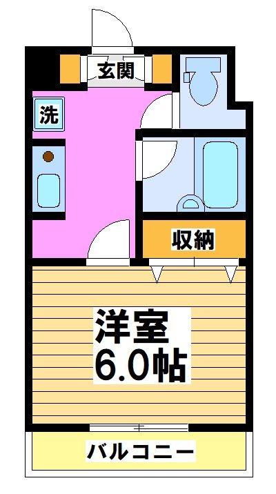 サンパラッツオ弐番館 101号室 間取り