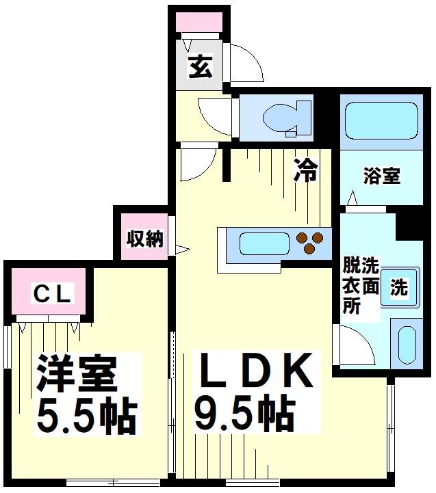 ハウス圭 Ｂ棟  間取り