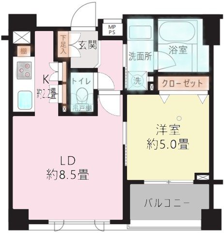 クリオ渋谷ラ・モード 間取り