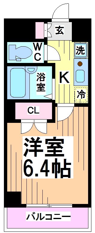ガーラ笹塚駅前　  間取り