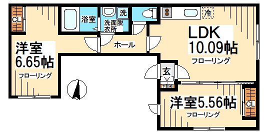 ALEROBASE　SasazukaSouth 間取り