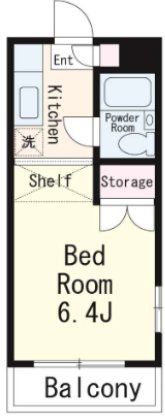 ラフィネ仙川 203号室 間取り