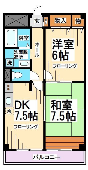 スプリングブリーズ 間取り図
