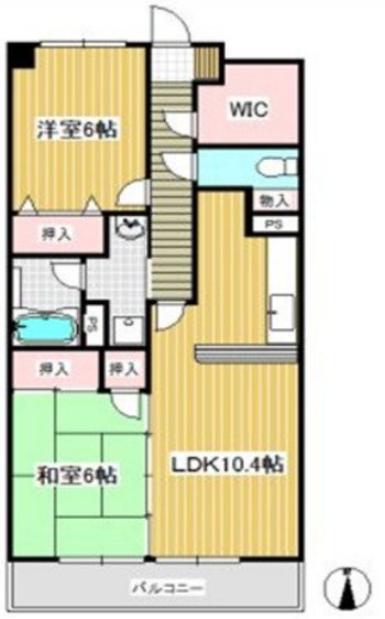 セピアコート 205号室 間取り