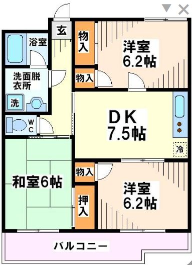 ファミールYK 間取り
