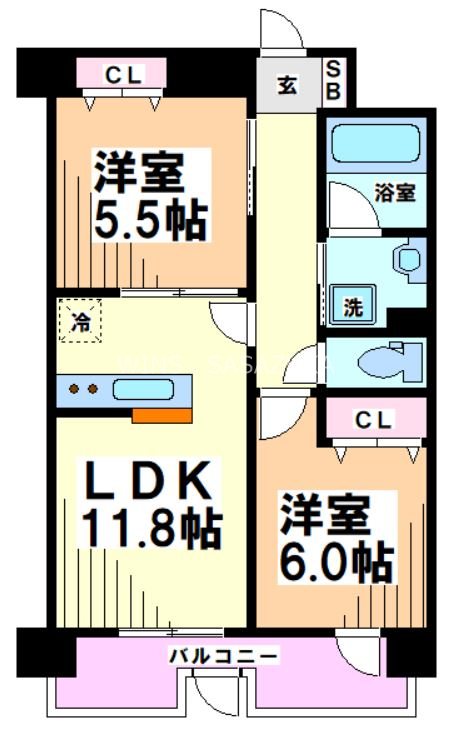 Joie方南町 間取り
