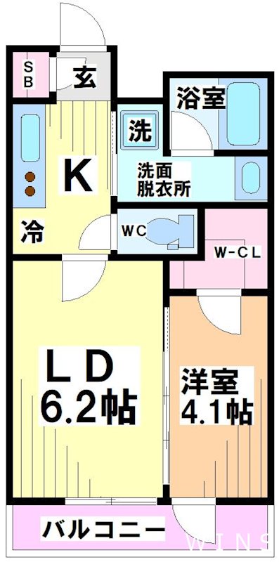 さくらクレール代々木公園 間取り
