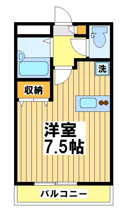 ルポゼ調布 302号室 間取り
