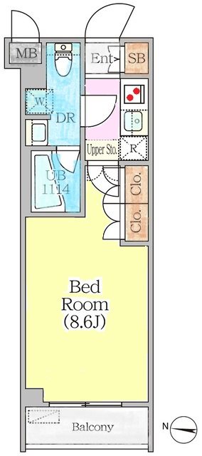 アジールコート方南町テラス 間取り