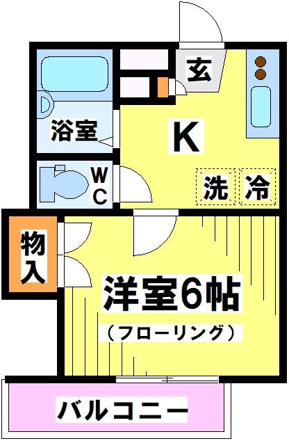 シュロス・プリーマ 203号室 間取り