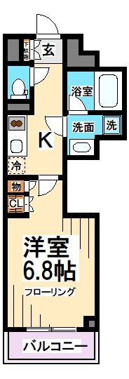 プレール・ドゥーク中野南台  間取り