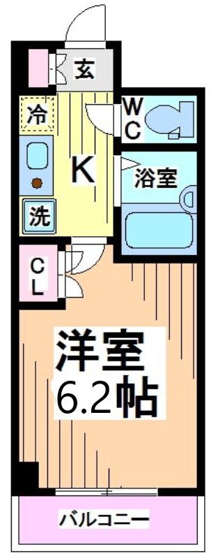 エスコート代田橋   間取り