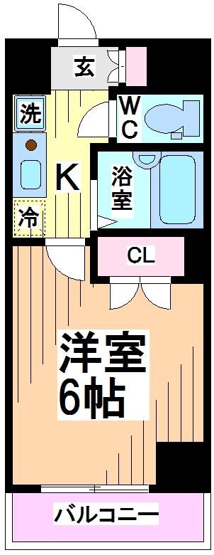 ガーラ笹塚駅前   間取り