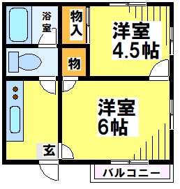コアパレス常葉10 間取り