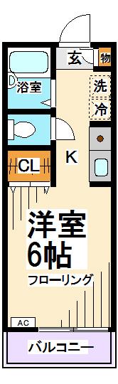 テラス明大前  間取り