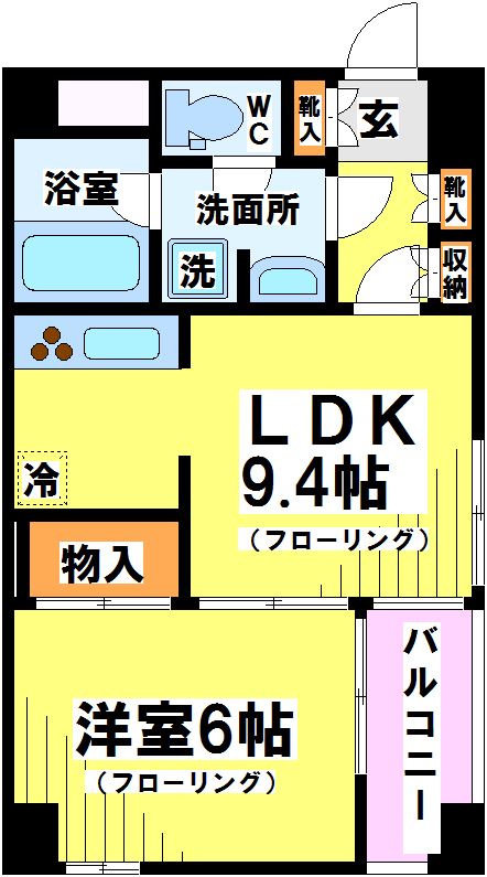 コートプラザ調布 209号室 間取り