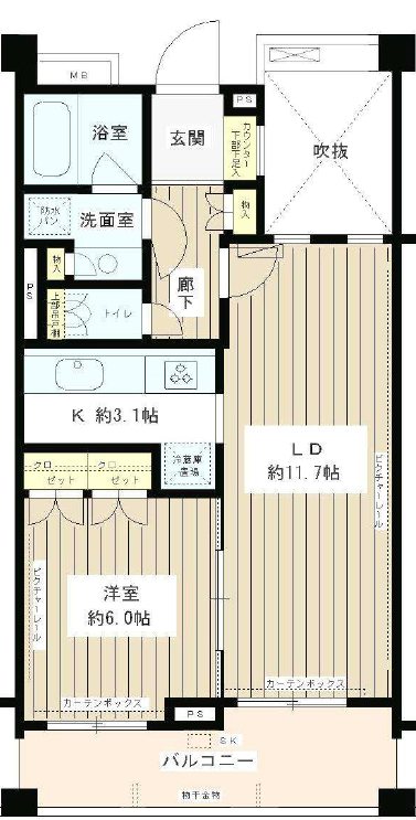 クラッサ成城 102号室 間取り
