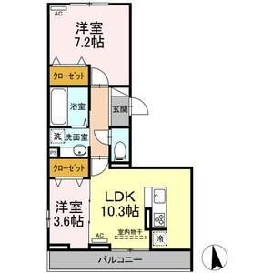 オーヴェスト深大寺 間取り