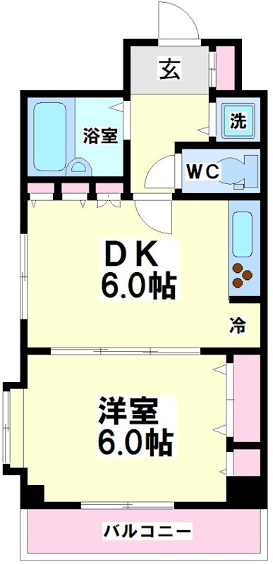グランド・ガーラ幡ヶ谷EAST 間取り