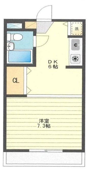 101号室 間取り