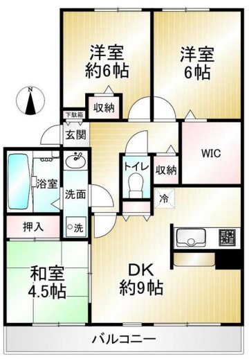 フォーレストヒルズⅡ B202号室 間取り