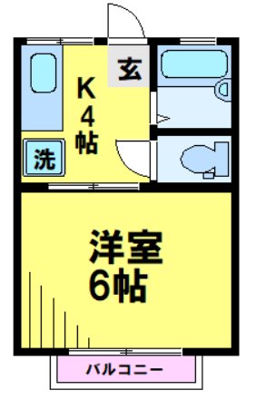 アルムハイツ 205号室 間取り