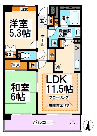 上北沢南パーク・ホームズ 間取り