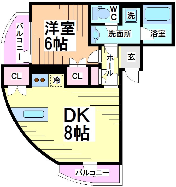 リーナササヅカ 間取り