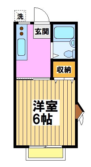 ドリーム仙川B棟 201号室 間取り