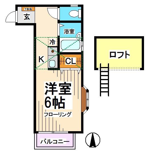 ロイヤルハイムB棟  間取り