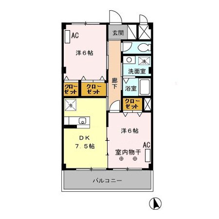 エクセル八雲台 間取り