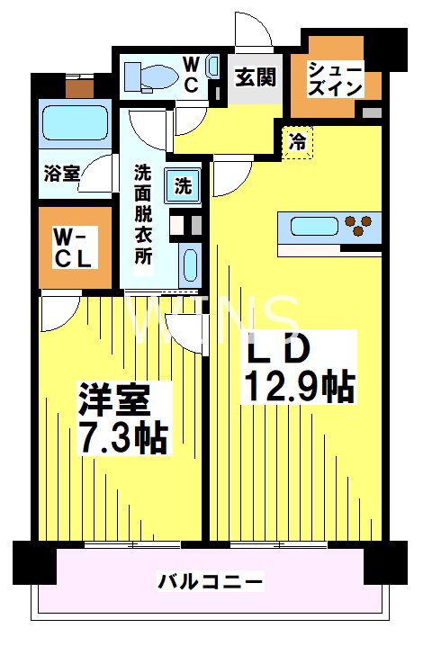 福岡県福岡市博多区中洲５丁目 間取り