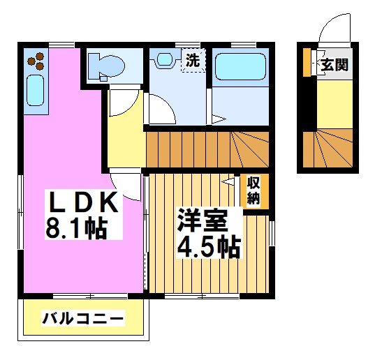 エスペランザ・ケー（esperanza.k)  間取り