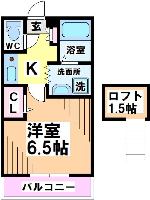 セジュールAN 202号室 間取り