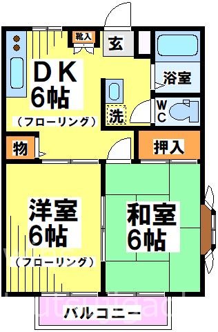 ＭＡハイツ 103号室 間取り