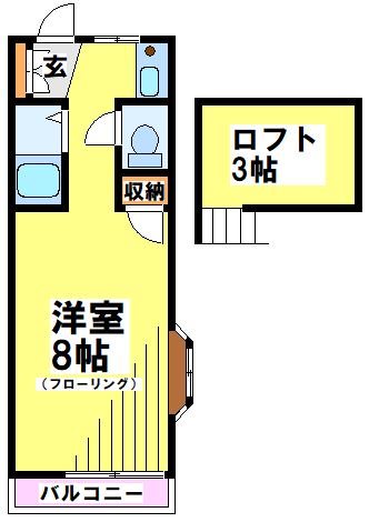 ハイツポストサイド 間取り