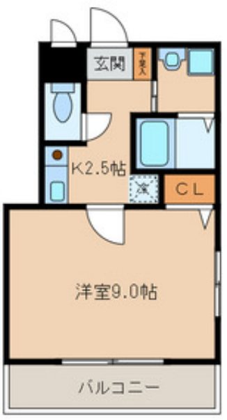 ZELKOVA GARDEN（ゼルコバガーデン） 302号室 間取り