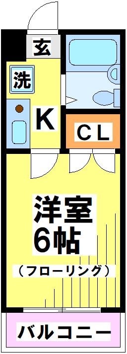 306号室 間取り