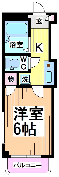 メゾンフラワー笹塚 間取り