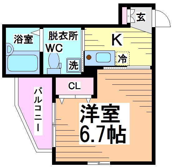 グルワール代田橋 間取り
