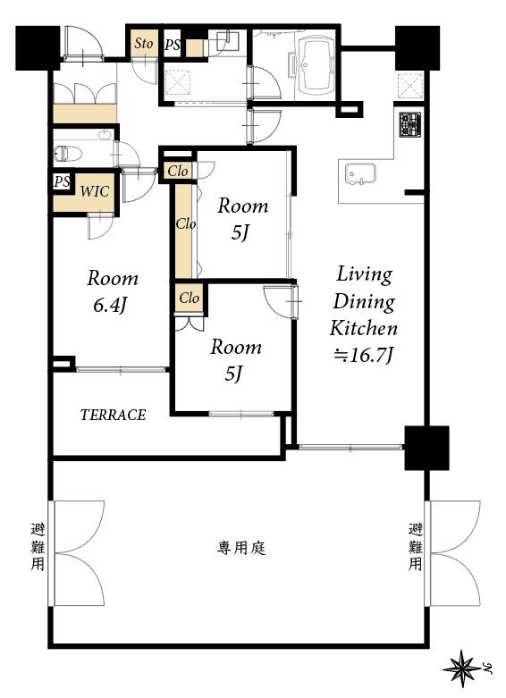 クレヴィア成城 間取り