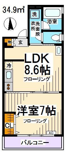 リリーフ浜田山  間取り