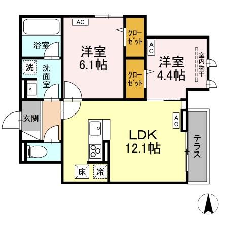 D-PRECIOUS深大寺東町 間取り